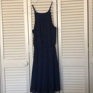 navy blue dress
